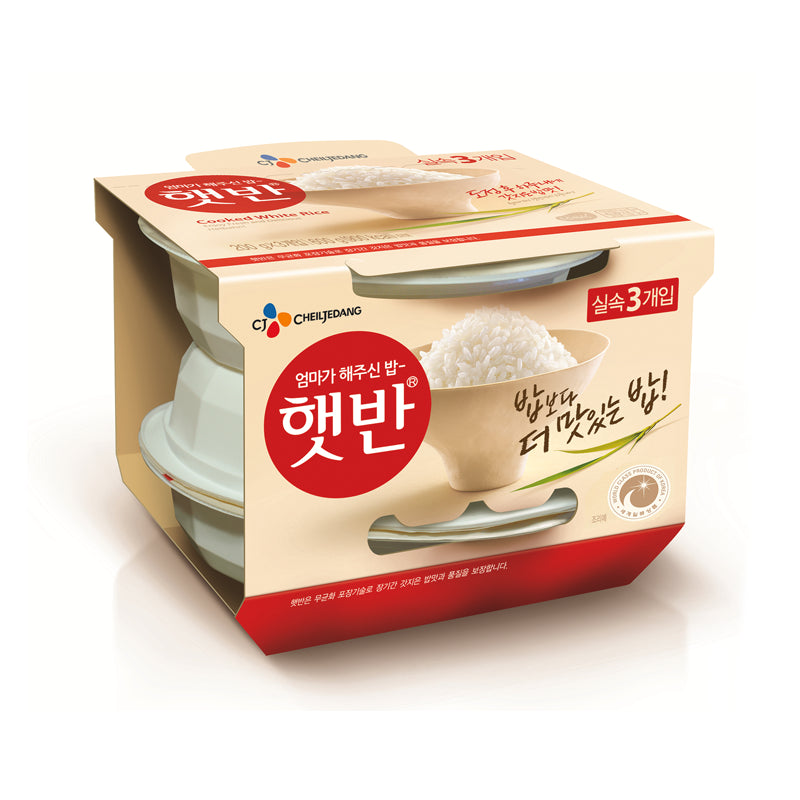 KOREAN STYLE MICROWAVE RICE - 210G x 3