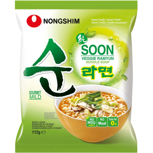 NONGSHIM - RAMEN COREANI VEGETARIANI - 112 GR