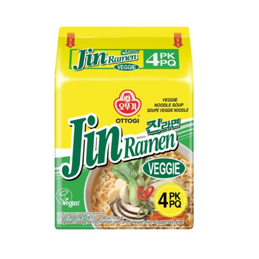 JIN RAMEN - RAMEN ALLE VERDURE - 4 PZ - 440 GR