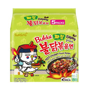 SAMYANG - RAMEN AROMA DI POLLO PICCANTE CON SALSA JJAJANG - 5 PZ - 140 G PAC