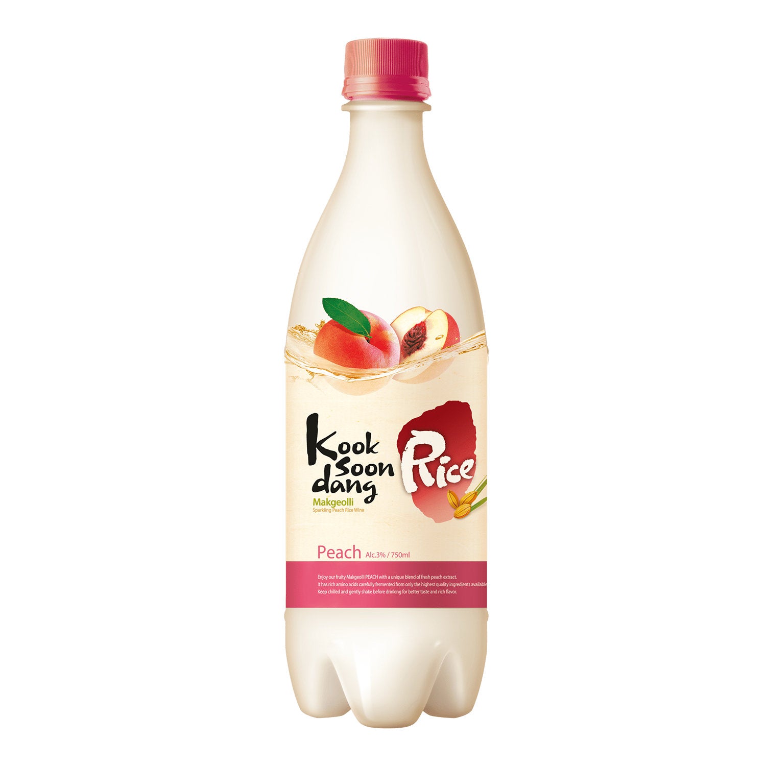 MAKGEOLLI – Koreanisches alkoholisches Reisgetränk mit Pfirsichgeschmack, 750 ml