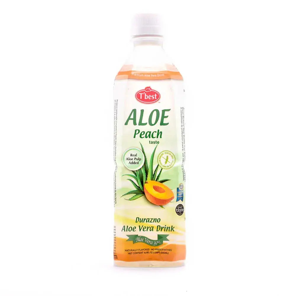 T'BEST BEVANDA DI ALOE ALLA PESCA – 500ML DI FRESCHEZZA E BENESSERE PAC