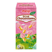 MEIJI CHOCOROOMS - CIOCCOLATO ALLA FRAGOLA E BISCOTTO CROCCANTE  -36 G 168