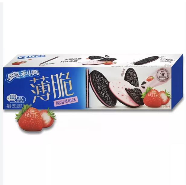 BISCOTTI OREO  PIU' SLIM AL GUSTO DI YOGURT ALLA FRAGOLA - 95 GR