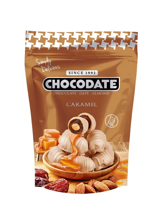 DATTERI RIEPIENI DI CARAMELLO CON MANDORLE 90G