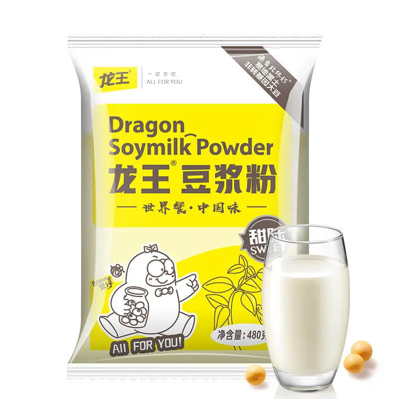 LONGWANG - LATTE DI SOIA IN POLVERE ZUCCHERATO - 480G HERMANN