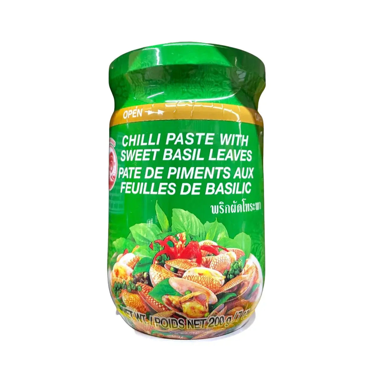 PASTA DI PEPERONCINO E BASILICO (DOLCE/PICCANTE) 200g-COCK ASIA FOOD