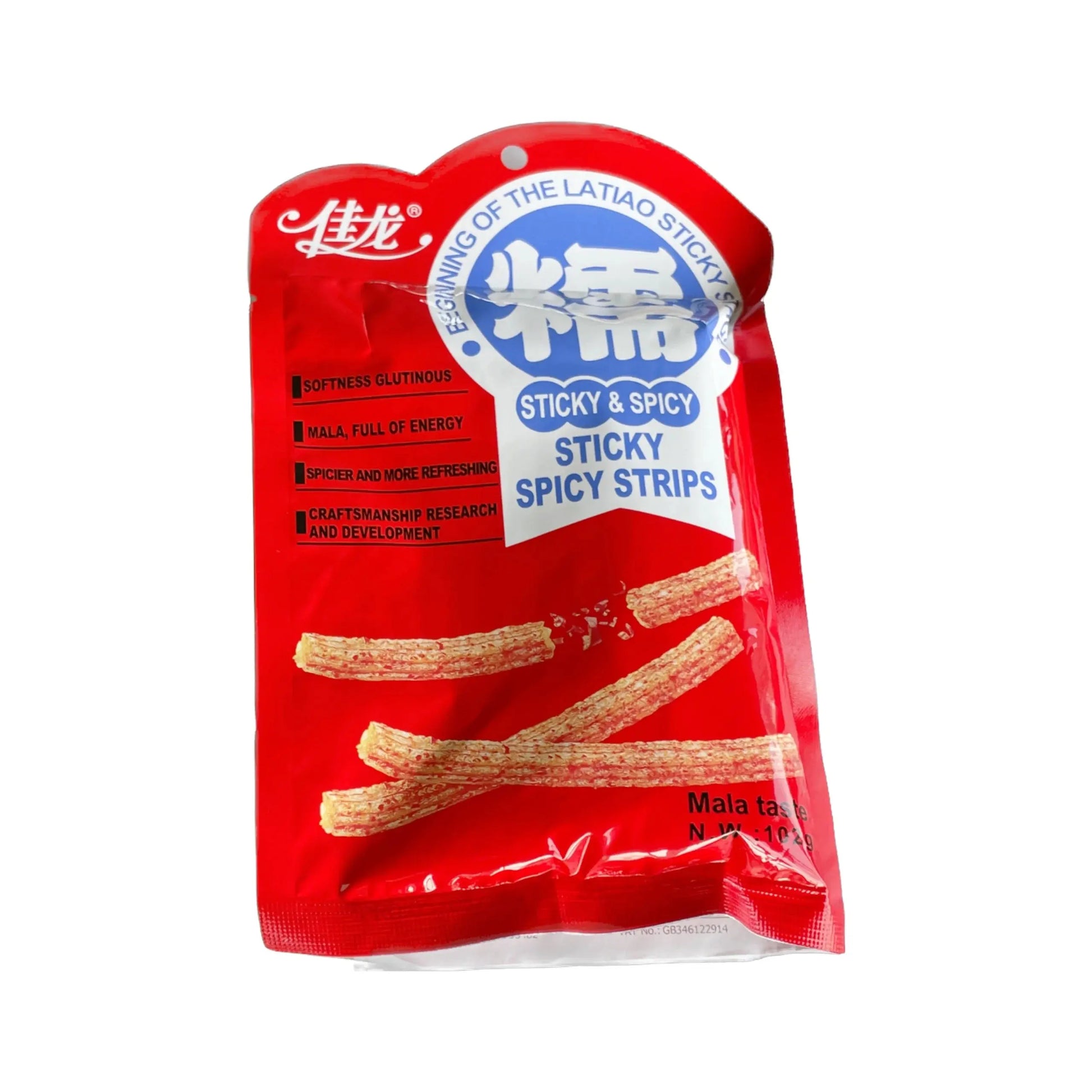 JIALONG – LATIAO STRISCE PICCANTI DI SICHUAN - 102G jialong