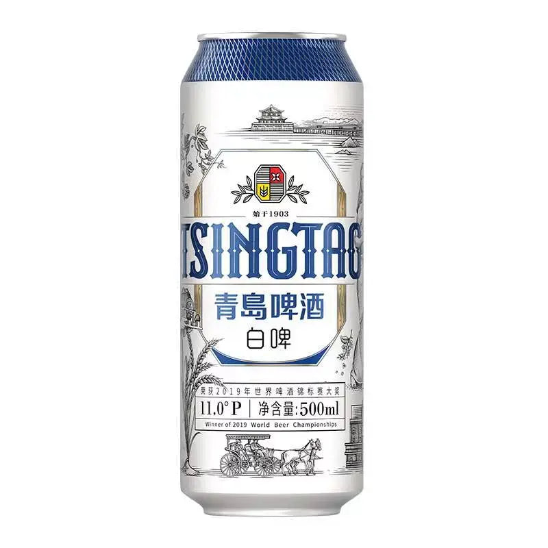TSINGDAO - BIRRA BIANCA TSINGTAO - 500ML HERMANN