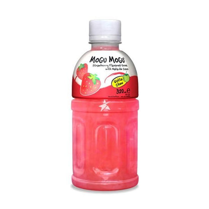 MOGU MOGU – BEVANDA ANALCOLICA AL GUSTO DI FRAGOLA CON NATA DE COCO – 320 ML