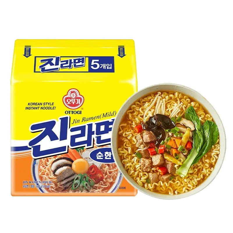 RAMEN ISTANTANEO CLASSICO COREANO – 5 PACCHI DA 120 G 一统