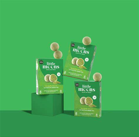 LITTLE MOONS - mochi gelato senza glutine al gusto di matcha - 192g(PRODOTTO SURGELATO SPEDIZIONE SOLO MILANO)
