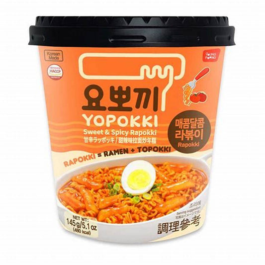 YOPOKKI – GNOCCHI DI RISO E RAMEN SWEET AND SPICY - 145G