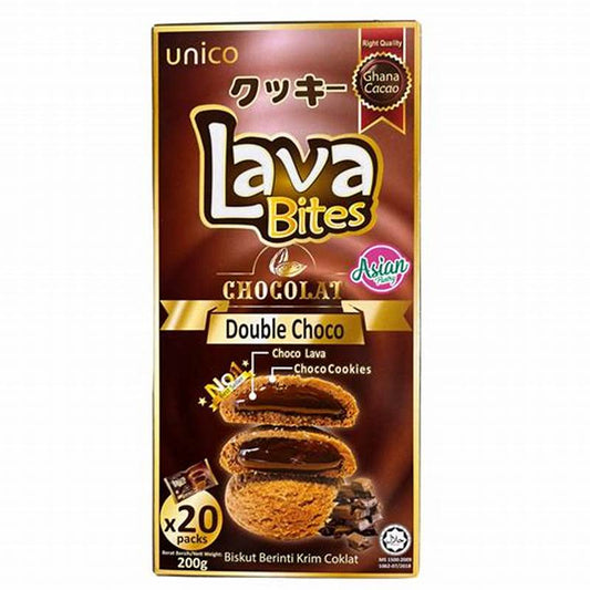 UNICO - LAVA BITES COOKIES DI BURRO AL RIPIENO DI CIOCCOLATO 200G