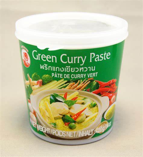COCK BRAND – PASTA DI CURRY VERDE VEGANA – 400 G