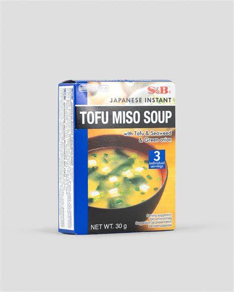 S&B – ZUPPA DI MISO AL GUSTO DI TOFU, ALGHE E CIPOLLA VERDE – 33 G