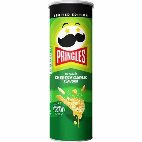 PRINGLES – CHIPS AL GUSTO DI AGLIO E FORMAGGIO – 102 G Mood Market