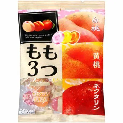 PINE – CARAMELLE AL GUSTO DI PESCA TRIS - 75G PINE牌