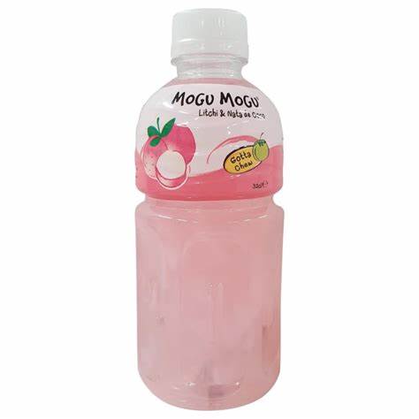MOGU MOGU – BEVANDA ANALCOLICA AL GUSTO LITCHI CON NATA DE COCO – 320 ML