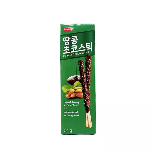 SUNYOUNG- STICKS DI CIOCCOLATO RICOPERTI DI ARACHIDI- 54G