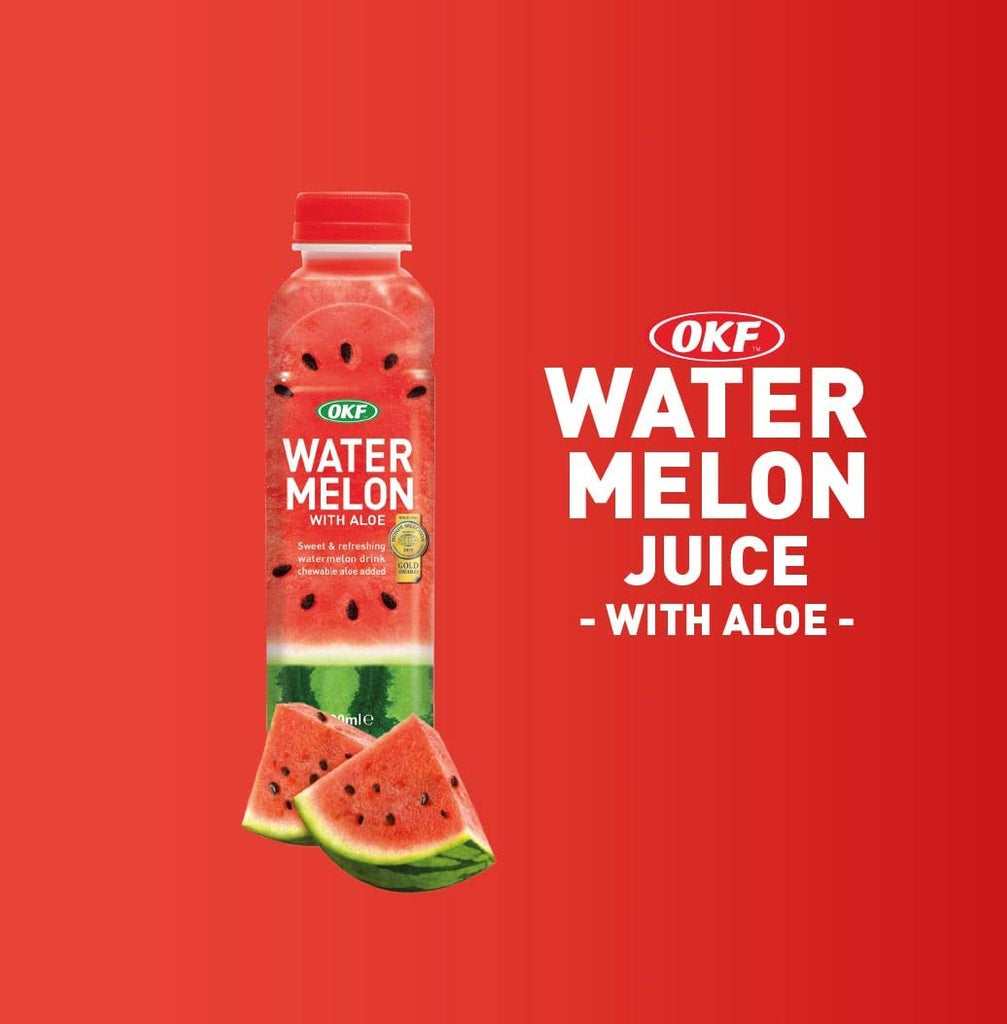 OKF – BEVANDA ANALCOLICA AL GUSTO DI COCOMERO CON ALOE – 500 ML