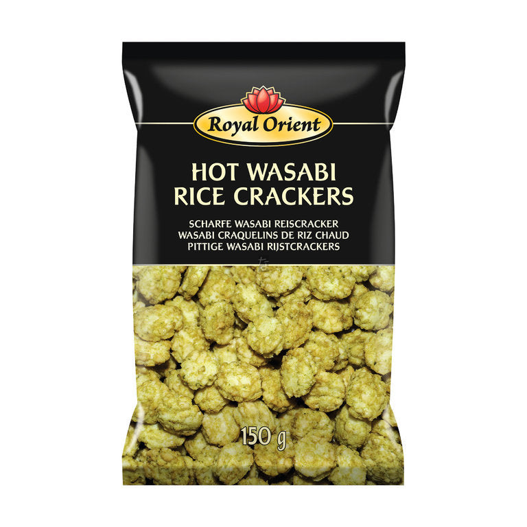 ROYAL ORIENT – CRACKERS DI RISO AL GUSTO DI WASABI – 150 G