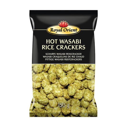 ROYAL ORIENT – CRACKERS DI RISO AL GUSTO DI WASABI – 150 G