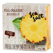 KISS DELICIAS Bonbons mit Minze, Ananas und Meersalz – 50 g