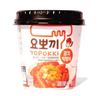 YOPOKKI – GNOCCHI DI RISO COREANI AL KIMCHI IN CUP – 115 G