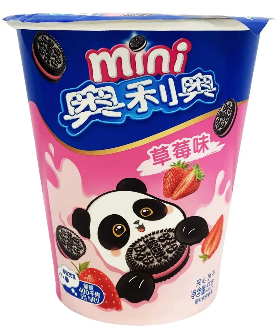 MINI OREO ALLA FRAGOLA - 55 GR 赢乐
