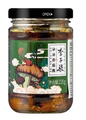 SALSA PICCANTE CON FUNGHI E SESAMO 220 G 新金源