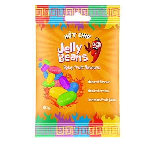 HOT CHIP MR. TWISTER JELLY BEANS CARAMELLE PICCANTI ALLA FRUTTA 60G