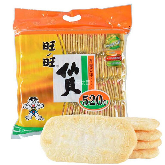 WANT WANT - BISCOTTI DI RISO CROCCANTI - 520G