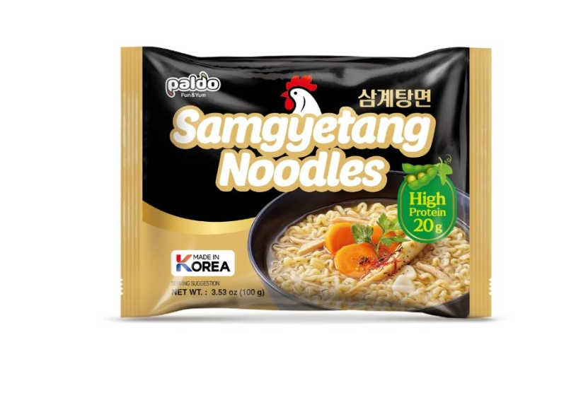 PALDO - SAMGYETANG NOODLES - RAMEN COREANO AL POLLO GINSENG - 100G