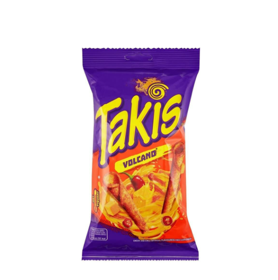 TAKIS VOLCANO – SNACK DI TORTILLA DI MAIS PICCANTE AL FORMAGGIO E HABANERO – 100G