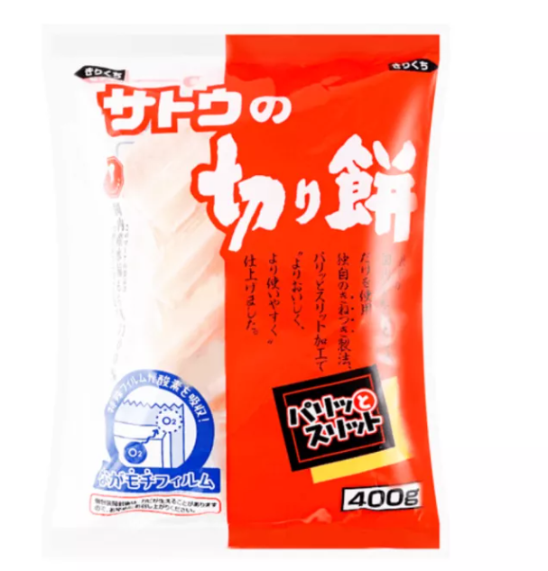 SATO NO KIRI MOCHI – GNOCCHI DI RISO GIAPPONESE TAGLIATI – 400G