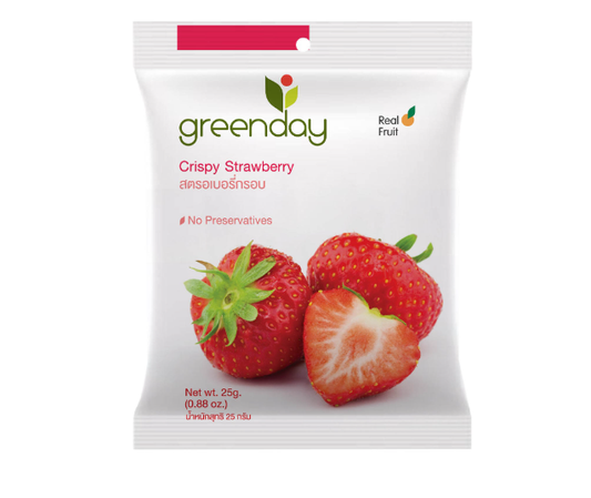 GREENDAY – CRISPY STRAWBERRY – FRAGOLE LIOFILIZZATE 25G