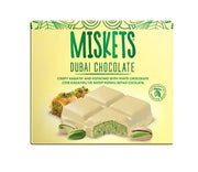 MISKETS – DUBAI CHOCOLATE WHITE CON KADAYIF CROCCANTE E PISTACCHIO – 100G Mood Market