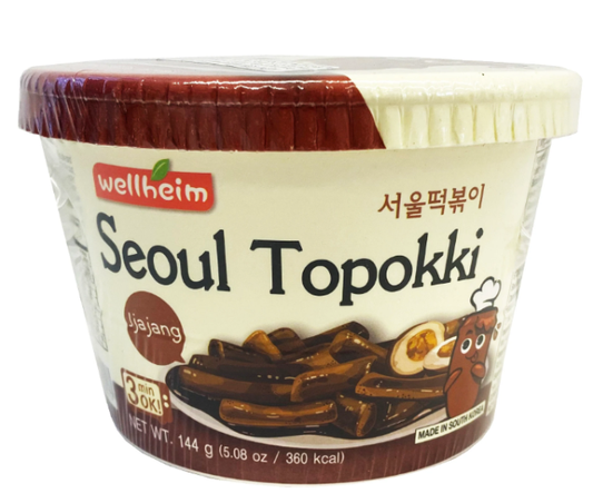 WELLHEIM SEOUL TOPOKKI JJAJANG 144G – RISO COREANO PRONTO IN 3 MINUTI