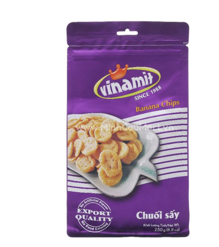 VINAMIT BANANA CHIPS – BANANE ESSICCATE 250G