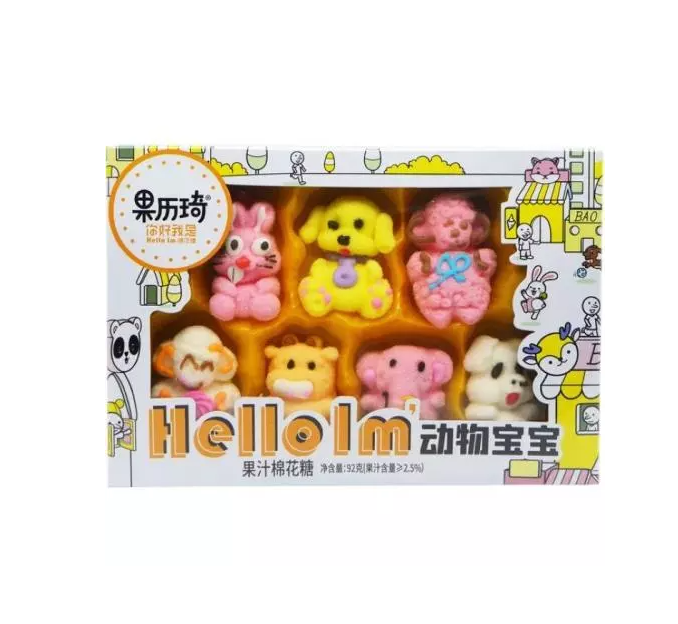MARSHMALLOW ANIMALI CON SUCCO DI FRUTTA 92G