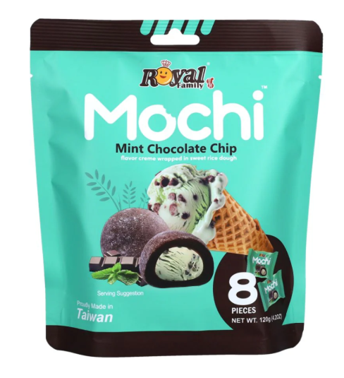 MOCHI ALLA MENTA E CIOCCOLATO ROYAL FAMILY 120G