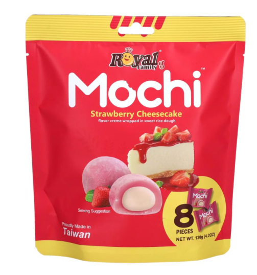 MOCHI CHEESECAKE ALLA FRAGOLA ROYAL FAMILY 120G