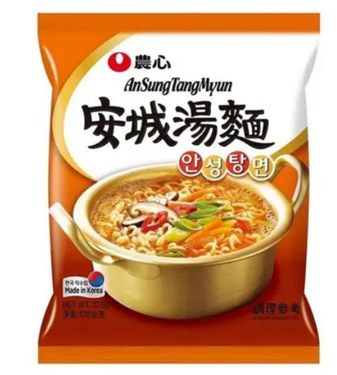 NOODLES ISTANTANEI COREANI ANSUNG TANGMYUN NONGSHIM 125G
