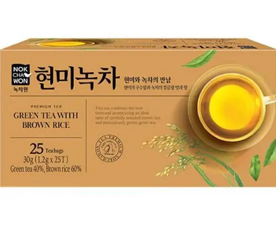 TÈ VERDE CON RISO INTEGRALE COREANO NOKCHAWON 25 FILTRI 30G Mood Market