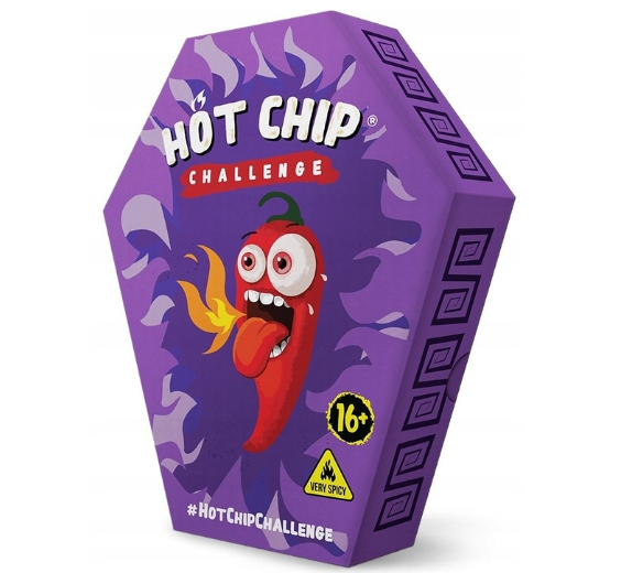 HOT CHIP CHALLENGE PATATINA ESTREMAMENTE PICCANTE EDIZIONE ORIGINALE 2.5G