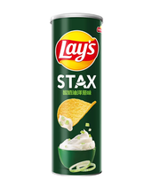 LAY’S STAX PATATINE GUSTO PANNA ACIDA E CIPOLLA 90G