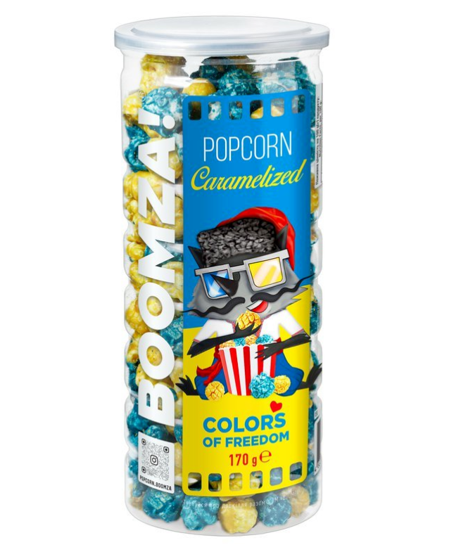 BOOMZA POPCORN CARAMELIZED COLORS OF FREEDOM 170G