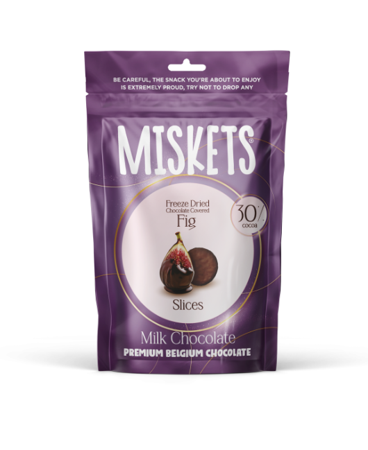 MISKETS FICHI LIOFILIZZATI RICOPERTI DI CIOCCOLATO AL LATTE 80G