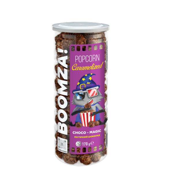 BOOMZA POPCORN CARAMELIZED CHOCO MAGIC 170G